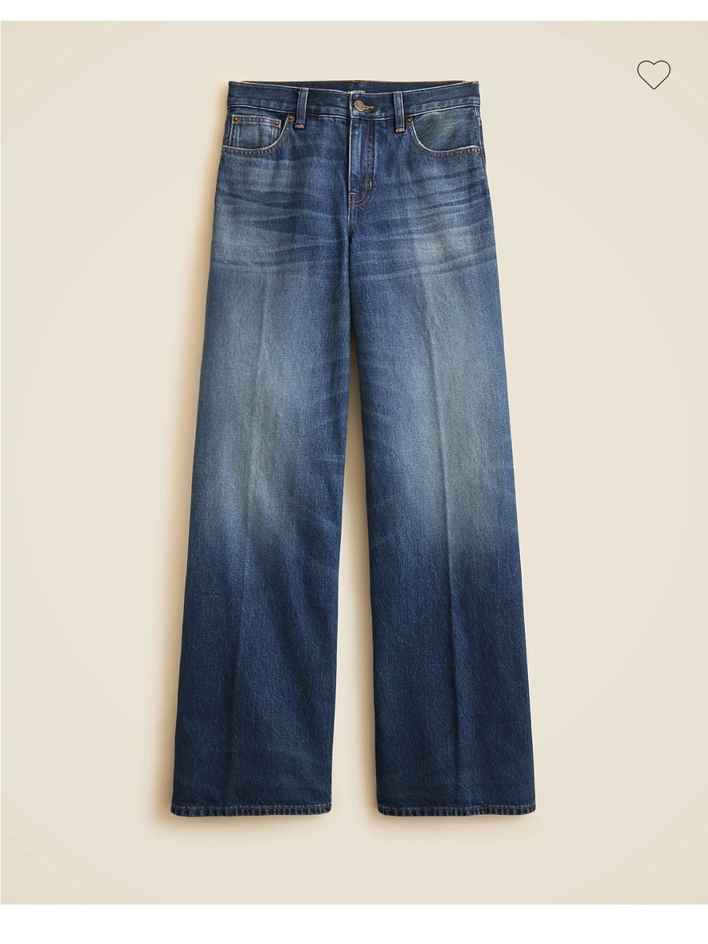 JCREW Women Mid-rise superwide-leg jean. Size 26